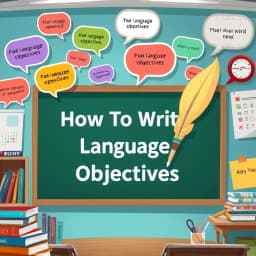 How to Write Language Objectives icon