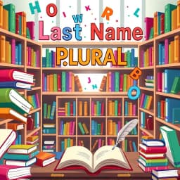 How to Write Last Name Plural icon