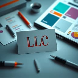 How to Write LLC on Business Card icon