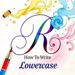 How to Write Lowercase R in Cursive icon