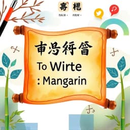 How to Write Mandarin icon