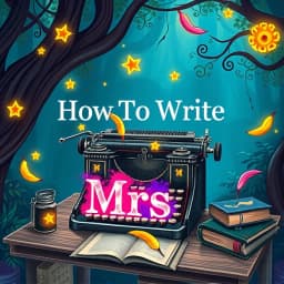 How to Write Mrs icon
