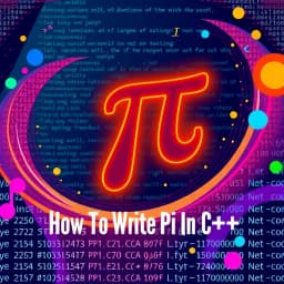 How to Write Pi in C++ icon