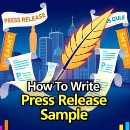 How to Write Press Release Sample icon