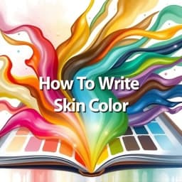 How to Write Skin Color icon