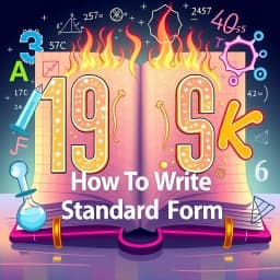 How to Write Standard Form icon