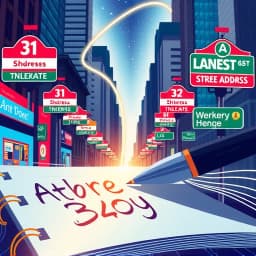 How to Write Street Address icon