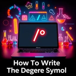 How to Write the Degree Symbol on Mac icon