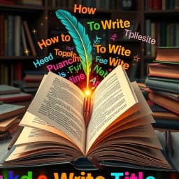 How to Write Title of a Book in an Essay icon