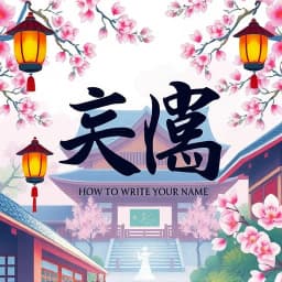 How to Write Your Name in Japanese Kanji icon