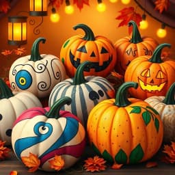 Ideas for Pumpkins Painting icon
