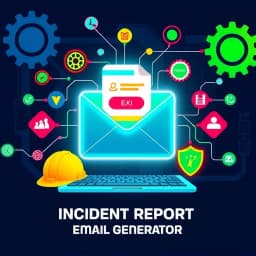 Incident Report Email Generator icon