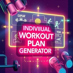 Individual Workout Plan Generator icon