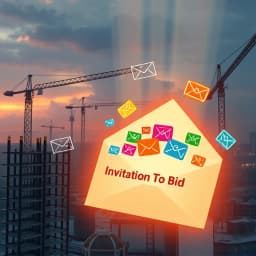 Invitation to Bid Email Template icon