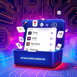 iOS Settings Screen Generator icon