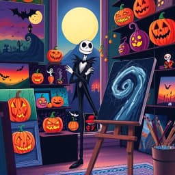 Jack Skellington Painting Ideas icon