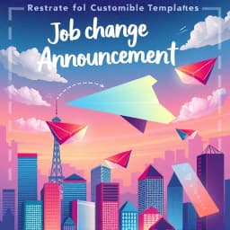 Job Change Email Announcement Template icon