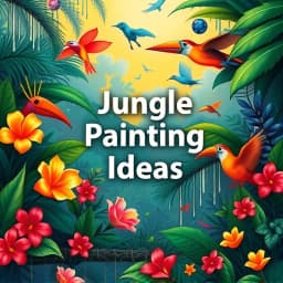 Jungle Painting Ideas icon