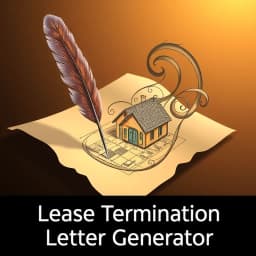 Lease Termination Letter Generator icon