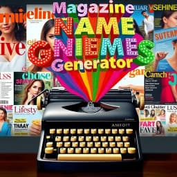 Magazine Name Generator icon