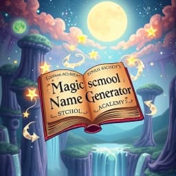 Magic School Name Generator icon