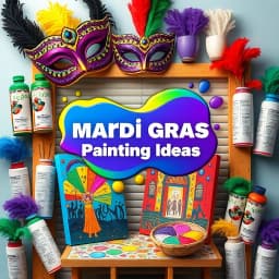 Mardi Gras Painting Ideas icon
