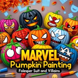 Marvel Pumpkin Painting Ideas icon