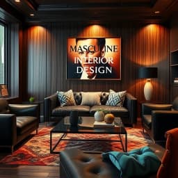 Masculine Interior Design icon