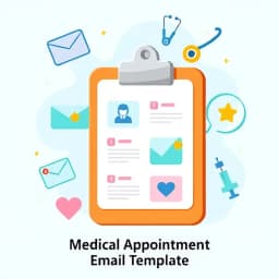 Medical Appointment Email Template icon