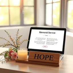Memorial Service Email Template icon