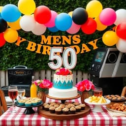 Mens 50th Birthday Party Ideas icon