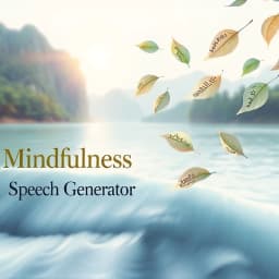 Mindfulness Speech Generator icon