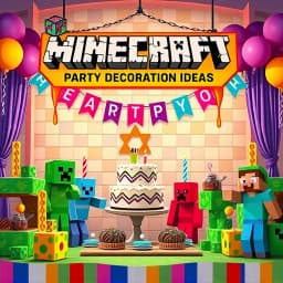 Minecraft Party Decoration Ideas icon