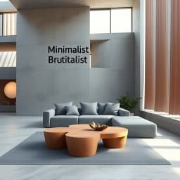 Minimalist Brutalist Interior Design icon
