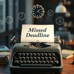 Missed Deadline Email Template icon