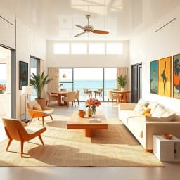 Modern Beach House Interior Design icon