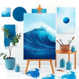 Monochromatic Painting Ideas Easy icon
