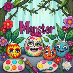 Monster Rock Painting Ideas icon