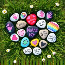 Mother's Day Rock Painting Ideas icon