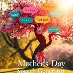 Mother's Day Speech Generator icon