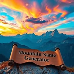 Mountain Name Generator icon