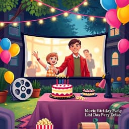 Movie Birthday Party Ideas icon