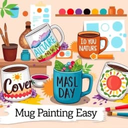 Mug Painting Ideas Easy icon