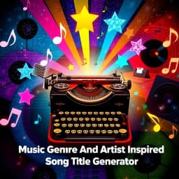 Music Genre and Artist Inspired Song Title Generator icon