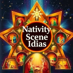 Nativity Scene Painting Ideas icon