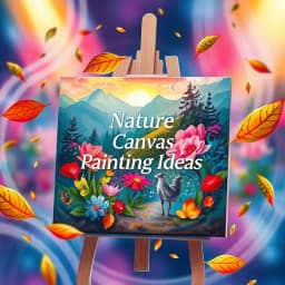 Nature Canvas Painting Ideas icon