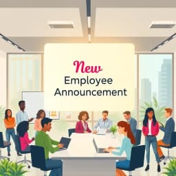 New Employee Announcement Email Template icon