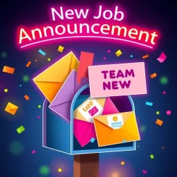 New Job Announcement Email Template icon
