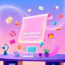 New Website Email Template icon
