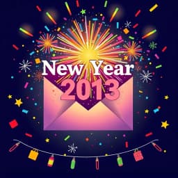 New Year Email Template icon